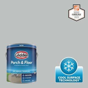 1 gal. PPG10-15 Quest Satin Interior/Exterior Porch and Floor Paint with Cool Surface Technology