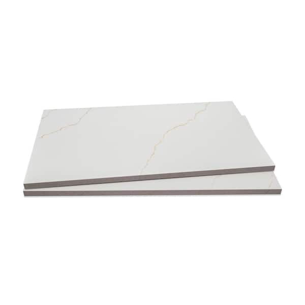 MSI Miraggio Gray 2 cm. x 13 in. x 24 in. Matte Porcelain