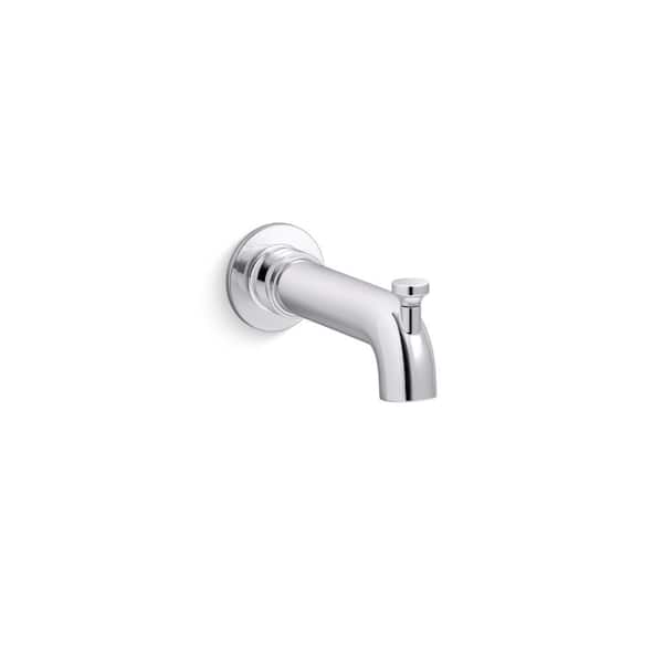 KOHLER Castia By Studio McGee Wall-Mount Bath Spout With Diverter in Polished Chrome