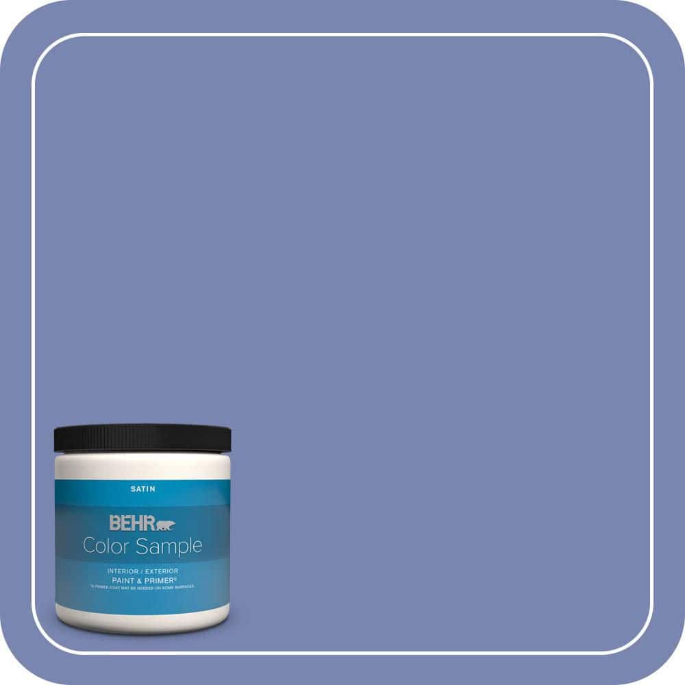 8 oz. #610B-5 Corsican Purple Satin Enamel Interior/Exterior Paint & Primer Color Sample price history on PriceWatchPro