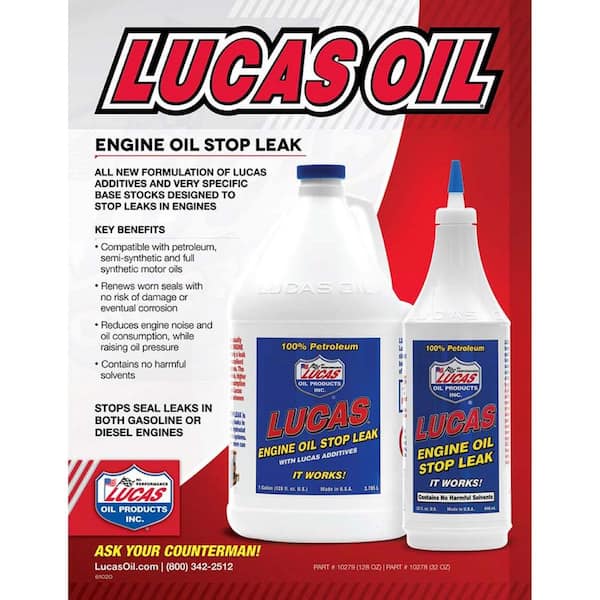 Lucas Oil Engine Oil Stop Leak : Seal Your Leaks for Good!