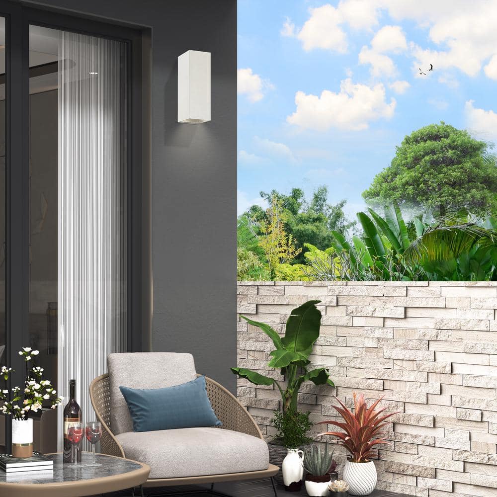 Derby Brushed Nickel Handcrafted Steel Outdoor Wall Sconce