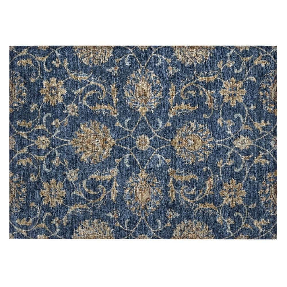 Chantille Machine Washable Indoor/Outdoor Abstract ACN2966 Navy 3 ft. x 4 ft. Area Rug price history on PriceWatchPro