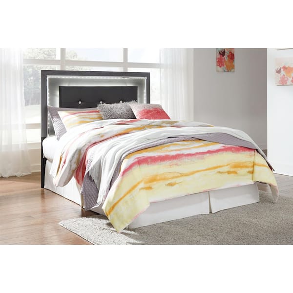 Signature Design By Ashley Lodanna Gray Full Upholstered Headboard with Tufted Design