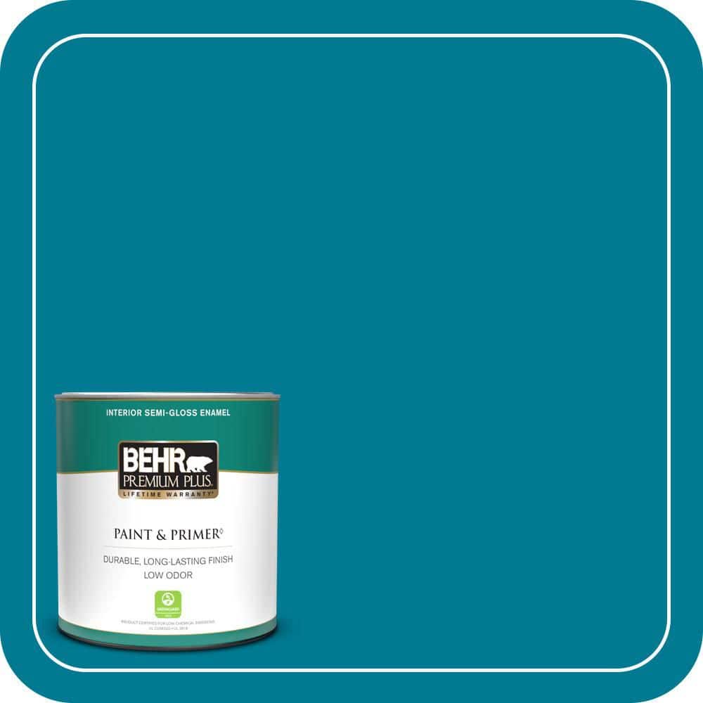 1 qt. #520B-7 Havasu Semi-Gloss Enamel Low Odor Interior Paint & Primer price history on PriceWatchPro