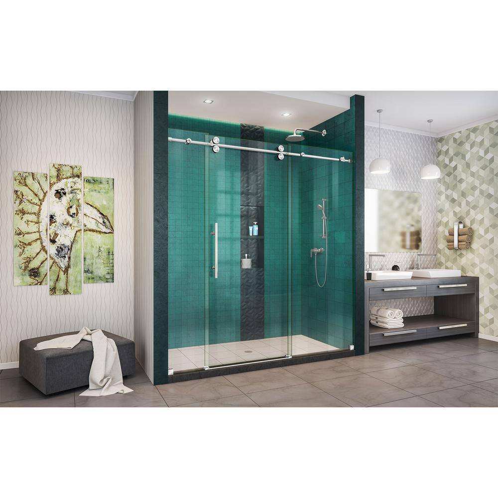Enigma-XO 72" Frameless Sliding Shower Door with ClearMax Glass