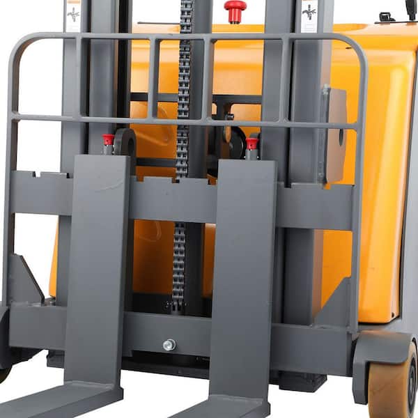 Full Electric Stacker 3,300 lbs. Powered Drive Pallet Stacker with  Adjustable Legs 118 in. Lifting APO-CTDR15-III-118 - The Home Depot