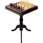 Hey! Play! Wooden Chess and Backgammon Table Set W350028