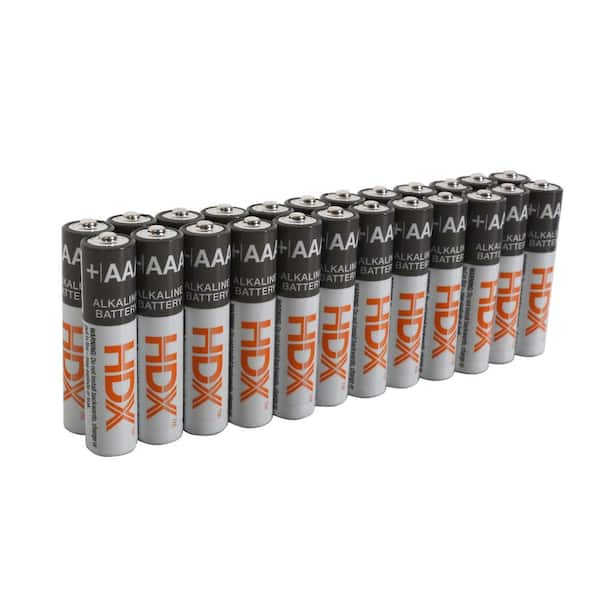 HDX AAA Alkaline Battery (24-Pack) 7171-24QP - The Home Depot