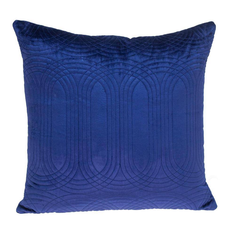 Iphis Transitional Quilted Blue Throw Pillow price history on PriceWatchPro