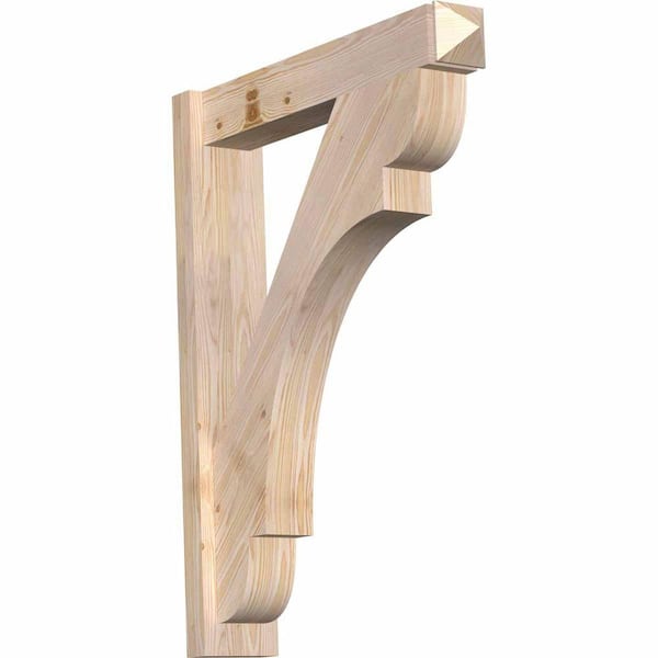 Ekena Millwork 6 in. x 36 in. x 28 in. Douglas Fir Olympic Arts and Crafts Smooth Outlooker