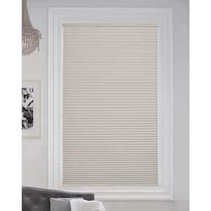 Winter White Cordless Blackout Cellular Honeycomb Shade, 9/16 in. Single Cell, 19 in. W x 48 in. H