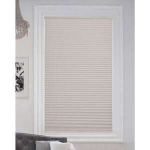 Winter White Cordless Blackout Cellular Honeycomb Shade, 9/16 in. Single Cell, 50.5 in. W x 48 in. H