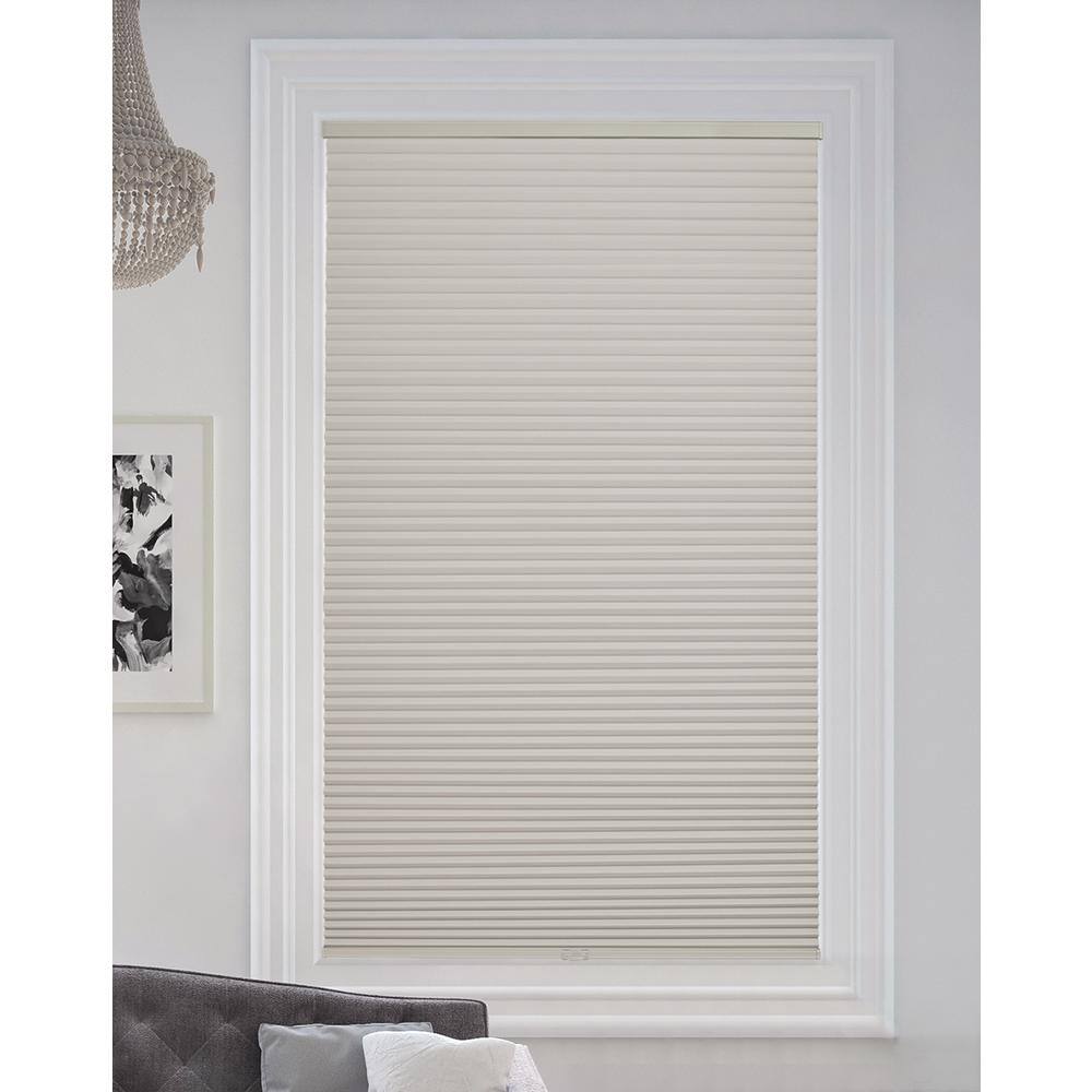 Winter White Cordless Blackout Cellular Honeycomb Shade, 9/16 in. Single Cell, 19.5 in. W x 72 in. H price history on PriceWatchPro