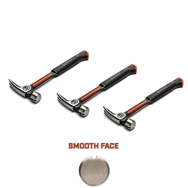 Crescent 20 oz. Steel General Purpose Hammer Contractors Pack (3-Piece)