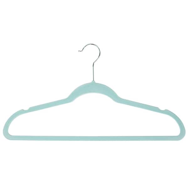 Home it USA 10-Pack Velvet Non-slip Grip Skirt/Pants Hanger (Off-white) in  the Hangers department at
