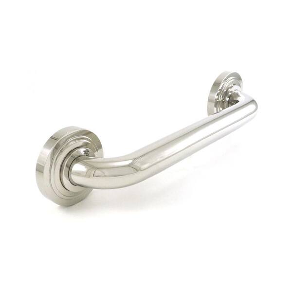 WingIts Platinum Designer Series 16 in. x 1.25 in. Grab Bar Bands in Polished Stainless Steel (19 in. Overall Length)