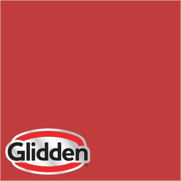 Glidden Premium 1 gal. #HDGR53 Red Geranium Semi-Gloss Interior Paint with Primer