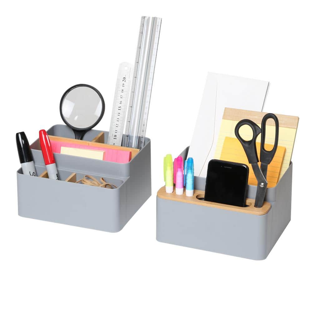 Art Supply Storage Organizer,Art Caddy Organizer,Marker Organizer,Pencil  Caddy with Handle, Removeable Dividers Pen Holder for Desk,Come With 3D