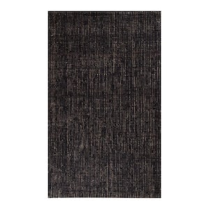 Marlowe Charcoal Gray and Natural 5 ft. x 8 ft. Jute Area Rug