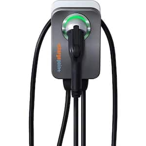 Electric Vehicle EV Charger 50 Amp Level 2 NEMA 6-50 Plug 240-Volt Indoor Outdoor Setup Wi-Fi Enabled