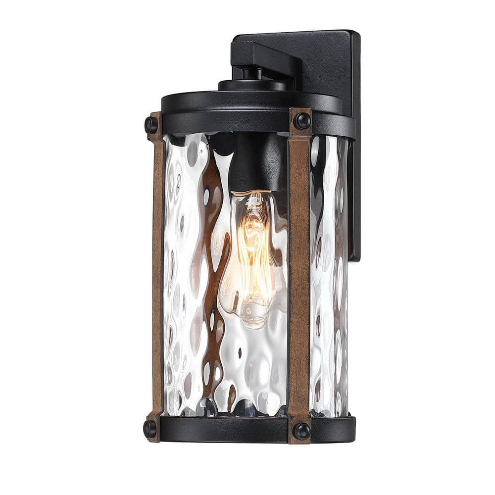 https://images.thdstatic.com/productImages/116bbe37-1305-4771-aea7-610349113801/svn/black-barnwood-hukoro-outdoor-sconces-f13851-bk-64_1000.jpg