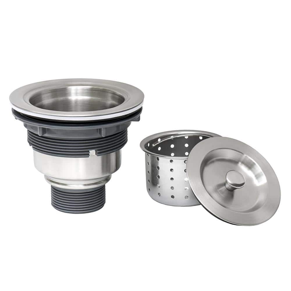 RVA1025 Kitchen Sink Garbage Disposal Basket Strainer Drain Assembly-Stainless Steel price history on PriceWatchPro