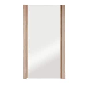 17.7 in. W x 31.5 in. H Rectangular Framed Bathroom Vanity Mirror in Neutral