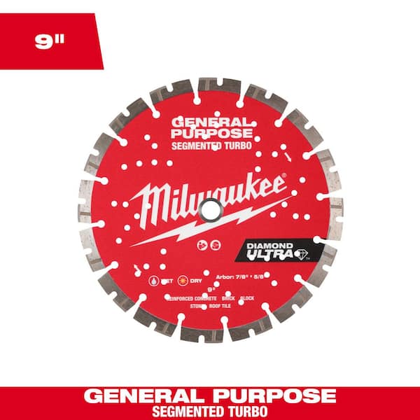 9 in. Ultra Segmented General Purpose Diamond Blade