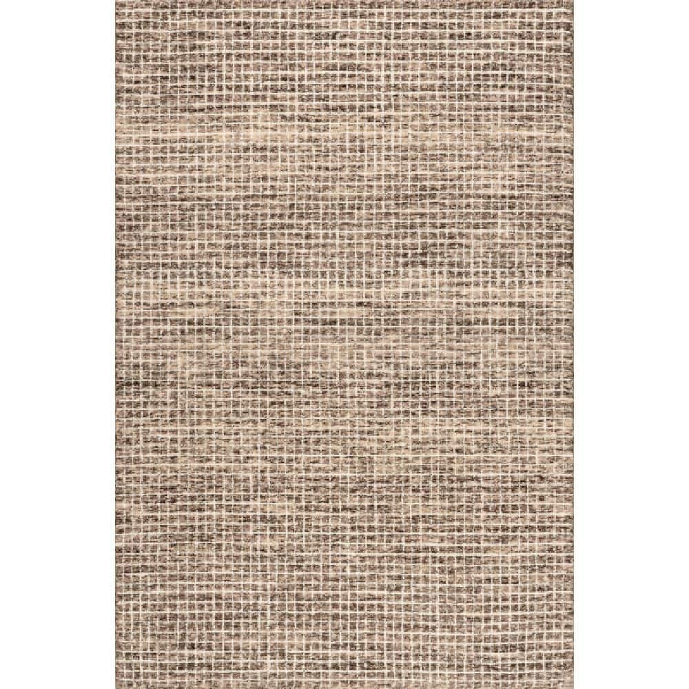Melrose Checked Wool Brown 8 ft. Indoor/Outdoor Patio Square Rug price history on PriceWatchPro