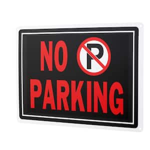 No Parking Lot of 3 12" x 8" Brand New Flexible Plastic  Sign 