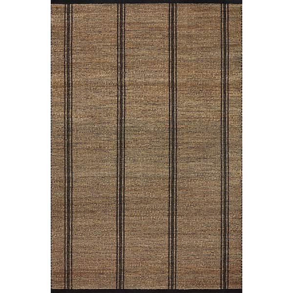 Angela Rose Colton 7 ft. 6 in. x 9 ft. 6 in. Natural / Black Contemporary Area Rug