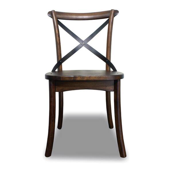 Best Master Furniture Hillary Burnish Oak Side Chairs (Set of 2)