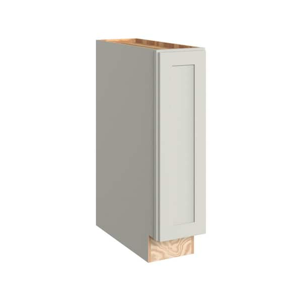 Thornton 9 in. W x 24 in. D x 34.5 in. H Assembled Plywood Shaker Base Kitchen Cabinet in Moonshine