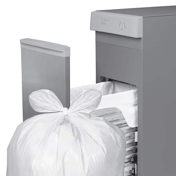 Ultrasac Trash Compactor Bags - (40 Pack with Ties) 18 Gallon for 15 inch  Compactors - 25 x 35 Heavy Duty 2.5 MIL Garbage Disposal Bags Compatible