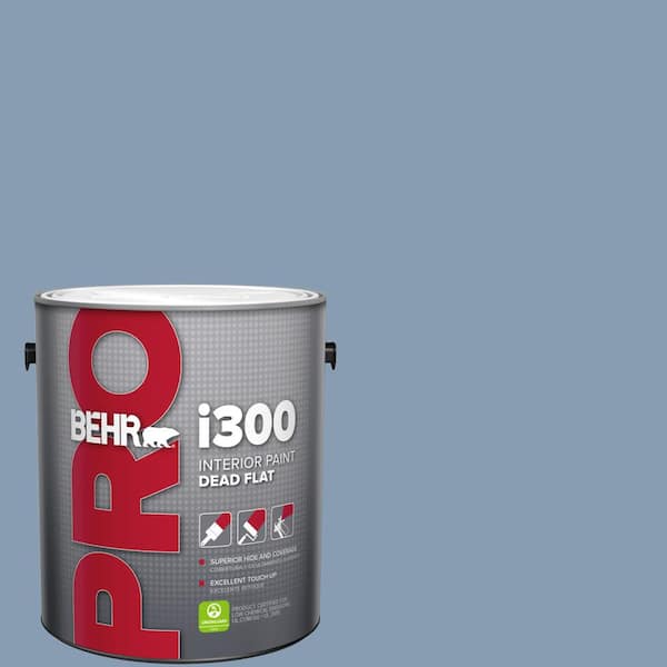 BEHR PRO 1 gal. #S520-4 Private Jet Dead Flat Interior Paint