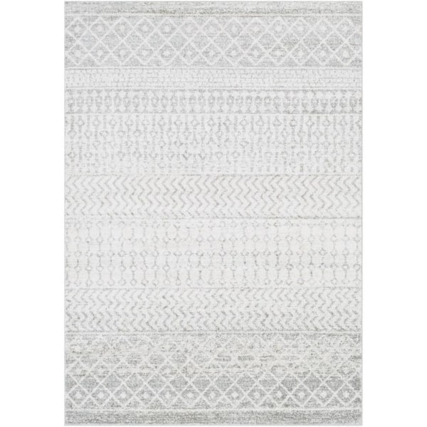 Livabliss Laurine Gray 5 ft. x 8 ft. Area Rug