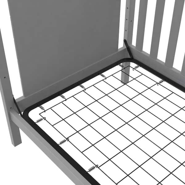 BABY RELAX Eloise 3-in-1 Gray Convertible Crib DE68271 - The Home Depot