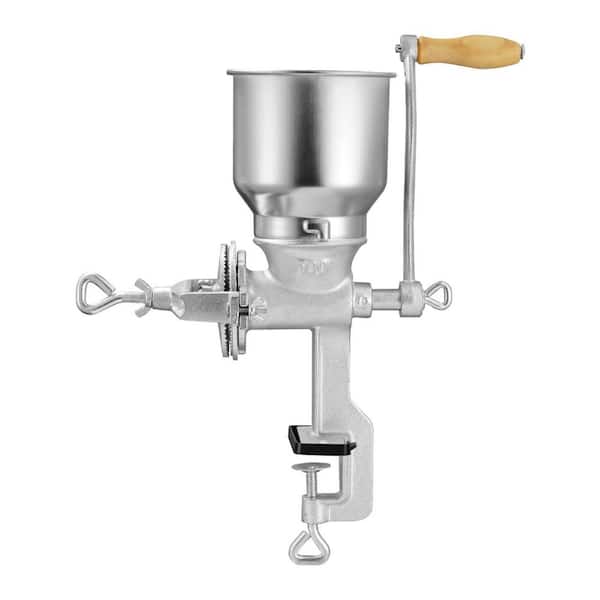 Manual Grain Mill, Durable Cast Iron Grinding Mill for Grains, Spices, Coffee Beans, and Nuts, Hand-Crank Corn Grinder