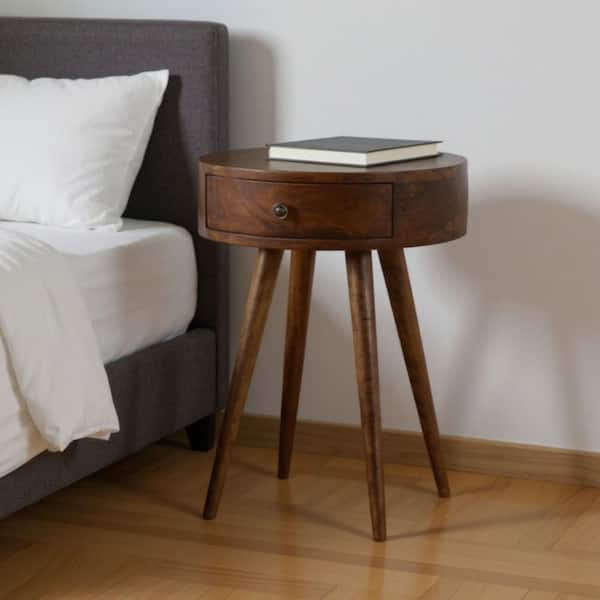 Chestnut 1 Drawer 15.70 in. Nightstand