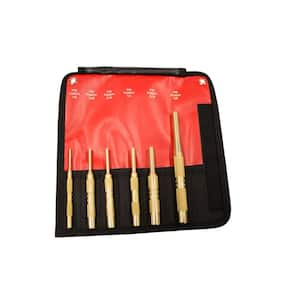 Brass Pin Punch Set (6-Piece)