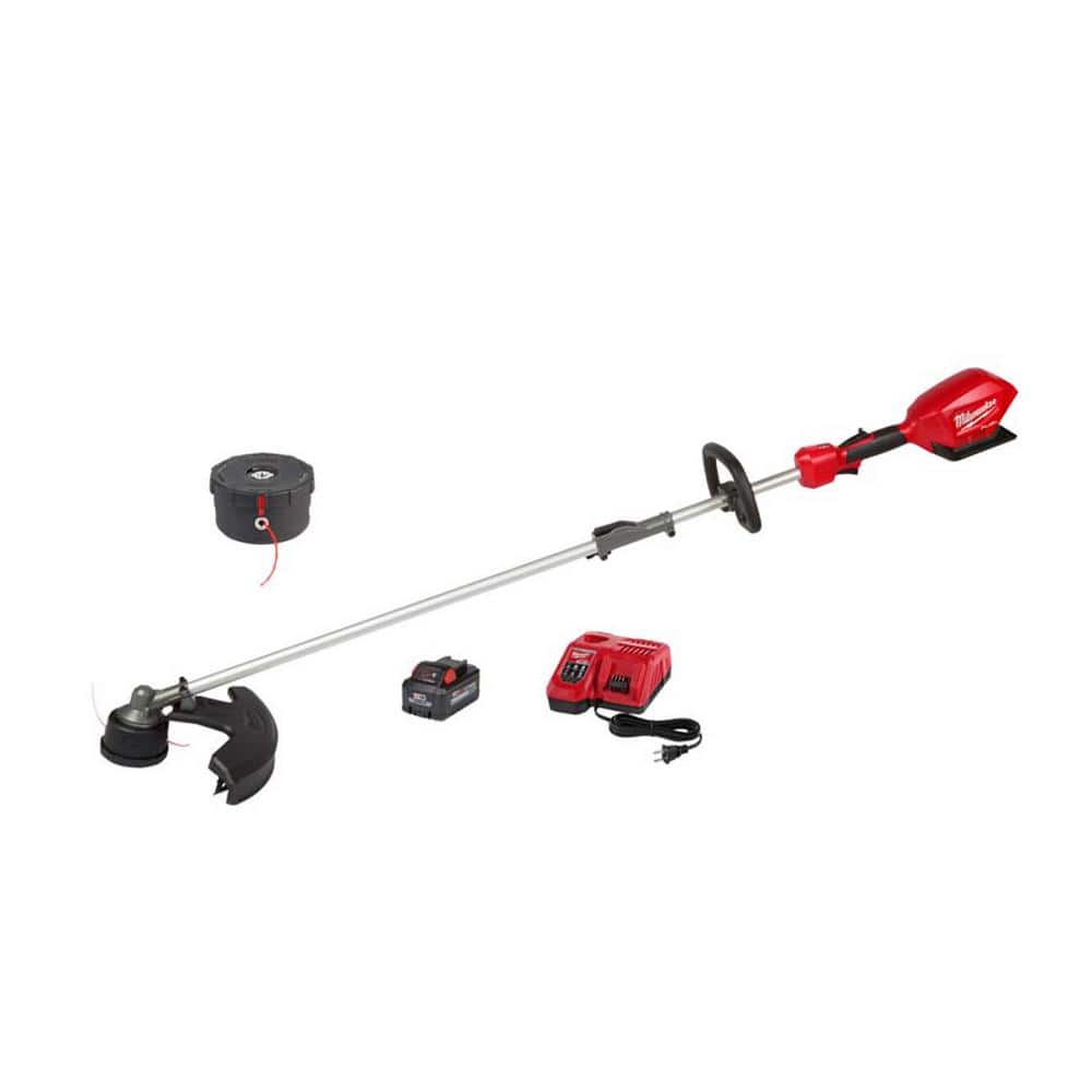 Milwaukee M18 FUEL 18V Lithium-Ion Brushless Cordless QUIK-LOK String Trimmer w/Easy Load Trimmer Head, 8.0 Ah Battery, Charger -  2825-21ST-2748