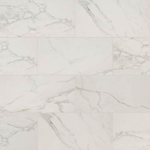 Have A Question About Msi Regallo Calacatta Isla 24 In X 48 In Polished Porcelain Floor And 3511