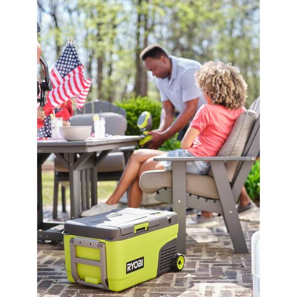 RYOBI ONE+ 18V 24 Qt. Hybrid Battery Powered Iceless Cooler (Tool Only)  Pi1824QBT - The Home Depot