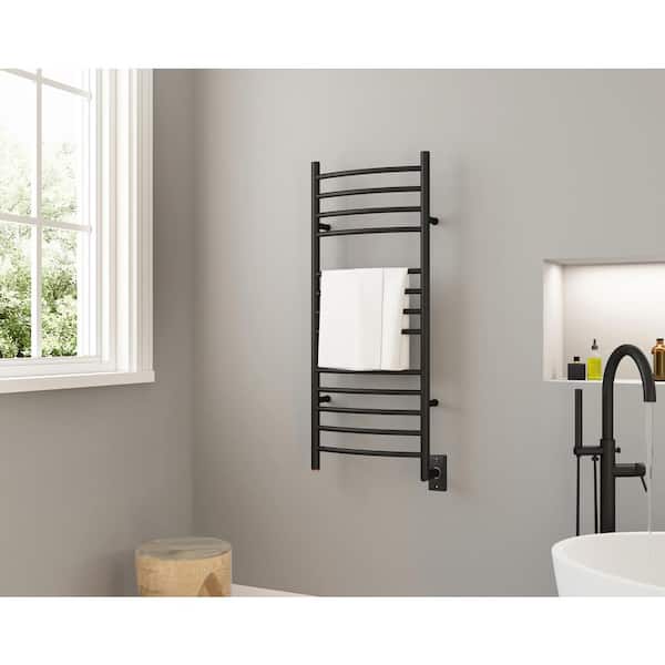 Costway 145W Electric Towel Warmer Wall Mounted Heated Drying Rack 8 S – US  Bath Store