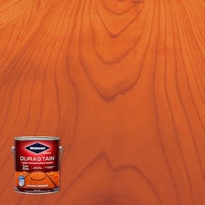 1 gal. Durastain Redwood Exterior Wood Semi-Transparent Stain (4-Pack)
