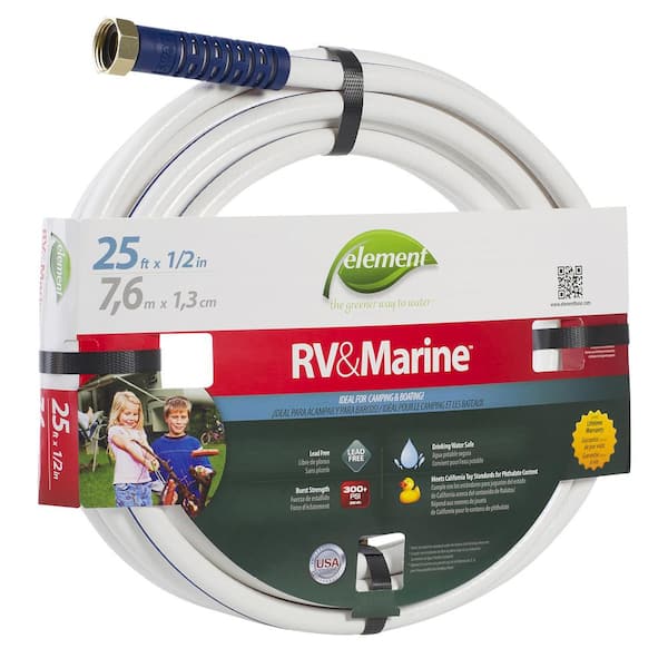 Element 1 2 In Dia X 25 Ft Marine Rv Water Hose Celulmrv125