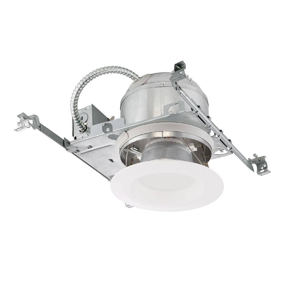 6-Inch White Aluminum LED Recessed Trim Kit (4-Pack)