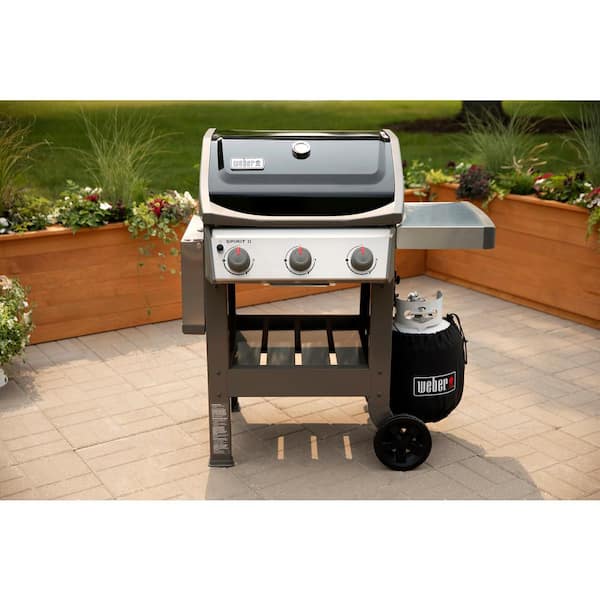 Weber Spirit E-210 2-Burner Propane Gas Grill in Black with Built-In  Thermometer 46110001 - The Home Depot