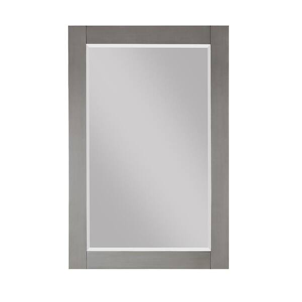 Altair Ivy 24 in. W x 36 in. H Rectangular Wood Framed Wall Bathroom ...